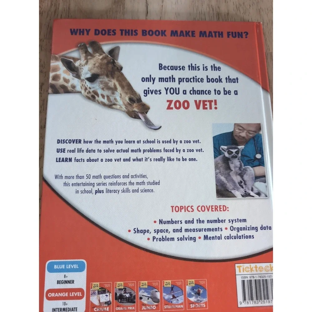 Zoo‎ Vet Exciting Real Life Math Suitable For Ages 10+ Orange Level Real Life...